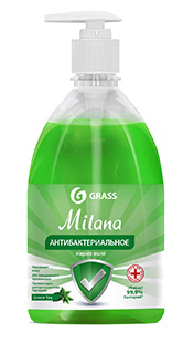 Антибактериальное жидкое мыло MILANA "Green tea" 500мл