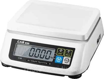 Весы электронные CAS SWN-6C DD двоной дисплей