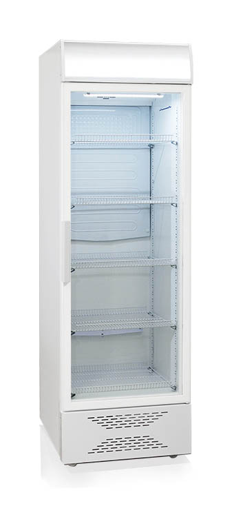 Шкаф холодильный Бирюса 520 PN, стекло 1-дверный,(+1+10, 2170x680x670 ) 540л. 