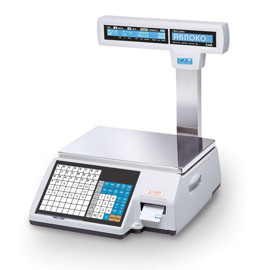 Весы электронные CAS CL5000J-06IP до 6 кг. с печатью этикетки