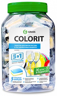 Таблетки для посудомоечных машин Colorit5 d 1