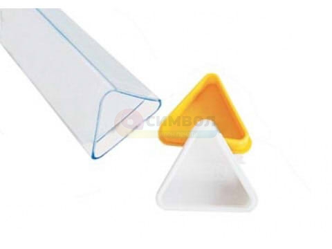 Палочка-разделитель треугольного сечения,2 заглушки(длина 300 мм.)