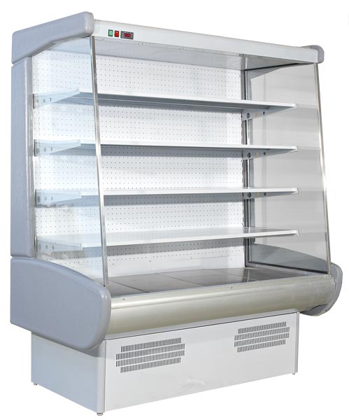 Горка холодильная Айсберг Айс 1,3 со встроенным агрегатом отдельностоящая 